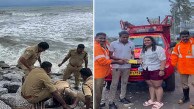 Lost Mobile Found: केरल घूमने गई महिला का आईफोन समुद्र की लहरों-चट्टानों के बीच हुआ गुम, 7 घंटे के बाद वापस मिल गया