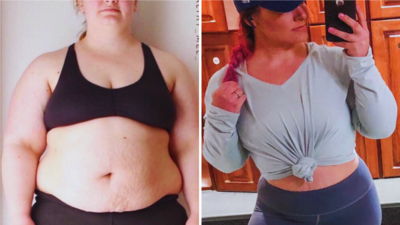 Weight Loss Story : महिला ने खाने से निकाल फेंकी ये 2 चीजें, घटाया 40 किलो वजन