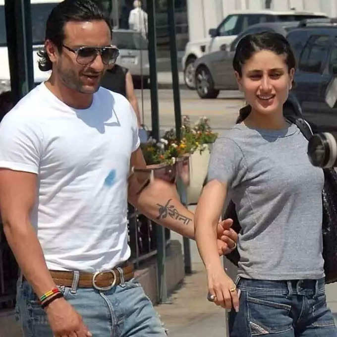 saif ali khan tattoo kareena