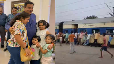 Top 5 Viral Videos: नितिन गडकरी को पोतियों से मिला प्यारा सा सरप्राइज, तो उधर बिहार में ट्रेन को लोगों ने मारा धक्का
