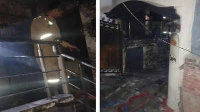 लखनऊ में दो मंजिला मकान में लगी आग से परिवार के 11 लोग झुलसे, बेसमेंट में रखे कैरोसिन से भयानक हादसा