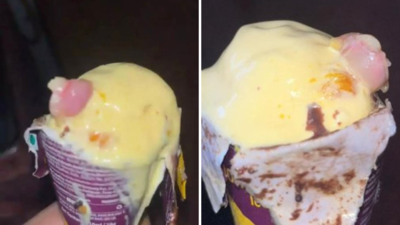Human Finger in Ice-Cream: ऑनलाइन मंगवाई थी बटर स्कॉच आइसक्रीम, आधा हिस्सा खाने पर जीभ पर लगा अजीब सा, देखा तो उड़ गए होश