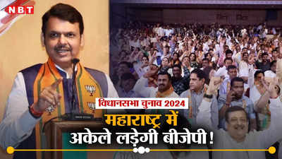 महाराष्ट्र विधानसभा चुनावों में अकेले लड़ सकती है बीजेपी, पार्टी करवा रही है आंतरिक सर्वे, जानें