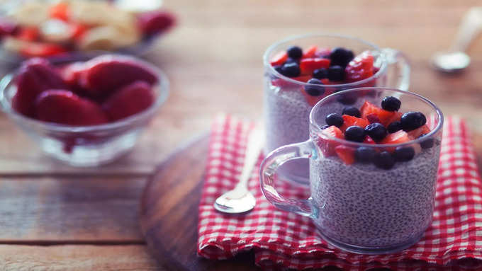 ​chia pudding சியா புட்டிங் தயாரிக்கும் முறை​