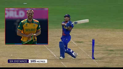 T20 World Cup: नेपाली बल्लेबाज ने मारा 105 मीटर का विध्वंसक छक्का, देखते रह गए फास्ट एंड फ्यूरियस एनरिक नॉर्त्जे