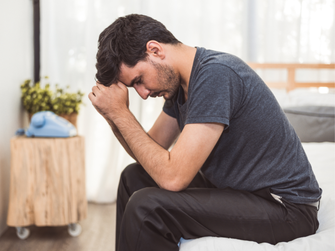 men health worry tension stress unhappy
