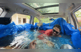 कार के अंदर बनाया स्वीमिंग पूल, सड़कों पर घूमा केरल का यूट्यूबर, फिर वायरल वीडियो पर यूं मुसीबत में फंसा