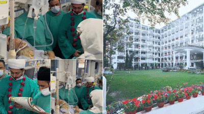 ICU में पिता के सामने हुआ बेटियों का निकाह, लखनऊ के हॉस्पिटल में एप्रन पहन आए बाराती