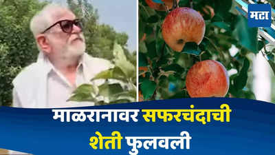 Sucess Story : डोंगर फोडून शेतजमीन तयार केली, अन् सफरचंदाची बाग फुलवली, 76 वर्षीय प्रयोगशील शेतकऱ्याचा संघर्षमय प्रवास