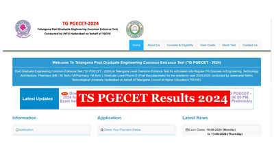 TS PGECET Results 2024 Live : తెలంగాణ పీజీఈసెట్‌ ఫలితాలు వచ్చేశాయ్‌.. TG PGECET 2024 Results డైరెక్ట్‌ లింక్‌ ఇదే