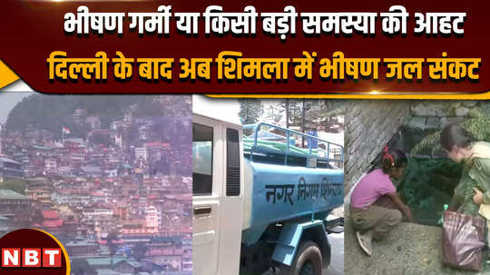 outcry in shimla amid delhis water crisis local people found a solution to the problem