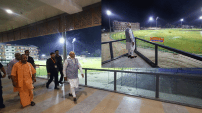 देर रात काशी के सिगरा स्टेडियम पहुंचे PM नरेंद्र मोदी, पूर्वांचल के खिलाड़ियों को जल्‍द देंगे तोहफा