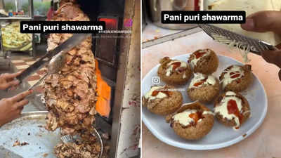 Golgappe Ka Shawarma: स्ट्रीट वेंडर ने किया फूड लवर्स की भावनाओं के साथ खिलवाड़, बना डाला पानी पूरी शवरमा देखकर पब्लिक सन्न