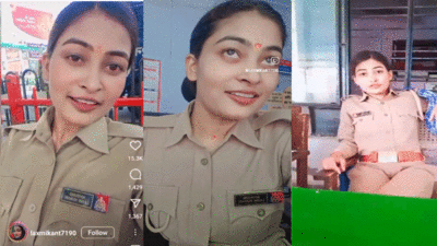 Reel का चक्कर! लखनऊ में तैनात महिला पुलिसकर्मी का फिल्मी गाने पर वीडियो वायरल