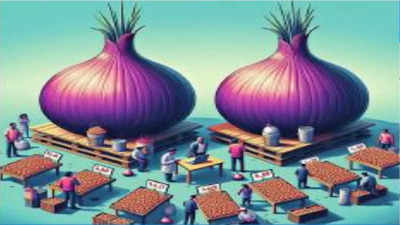 Onion Price: कांदा दरात पुन्हा तफावत; नाफेड अन् बाजार समितीत प्रतिक्विंटल ५०० रुपयांचा फरक