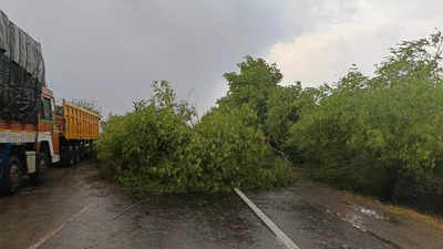 हमीरपुर में 24 घंटे में आए दो तूफान, थम गईं ट्रेनें, उखड़े बिजली के खंभे-पेड़, बूंद-बूंद पानी को तरसी जनता