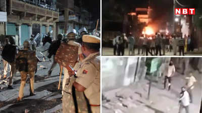 जोधपुर में दो पक्षों के बीच हिंसक झड़प: दुकान-गाड़ियों में लगाई आग, पथराव में 2 पुलिसकर्मी घायल, धारा 144 लागू