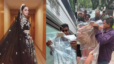 Sonakshi Sinha : लग्नापूर्वीच दिसली सोनाक्षी सिन्हाच्या Bridal कपड्यांची झलक,Video व्हायरल; तुम्ही पाहिलात?