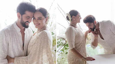 एक-दूजे के हुए सोनाक्षी सिन्हा और जहीर इकबाल, दुल्हन ने शेयर कीं शादी की बेहद प्यारी तस्वीरें