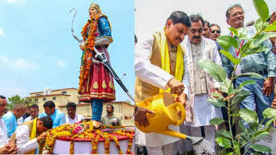 Jabalpur News: जबलपुर में सीएम मोहन ने रानी दुर्गावती के 461वें बलिदान दिवस पर पारंपरिक कपड़े पहन आदिवासियों के साथ किया डांस