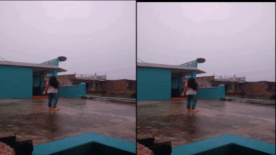 बारिश में कड़क डांस से धूम मचाने आई लड़की, तभी आसमान से गिरी बिजली और चर्चा में आया VIDEO