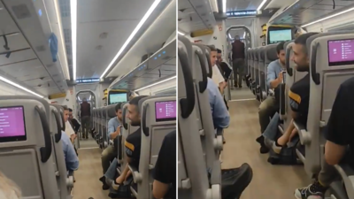 35 करोड़ की ट्रेन में बैठकर यात्रियों की हालत हुई खराब, गेंद की तरह उछलते दिखे लोगों का वीडियो वायरल