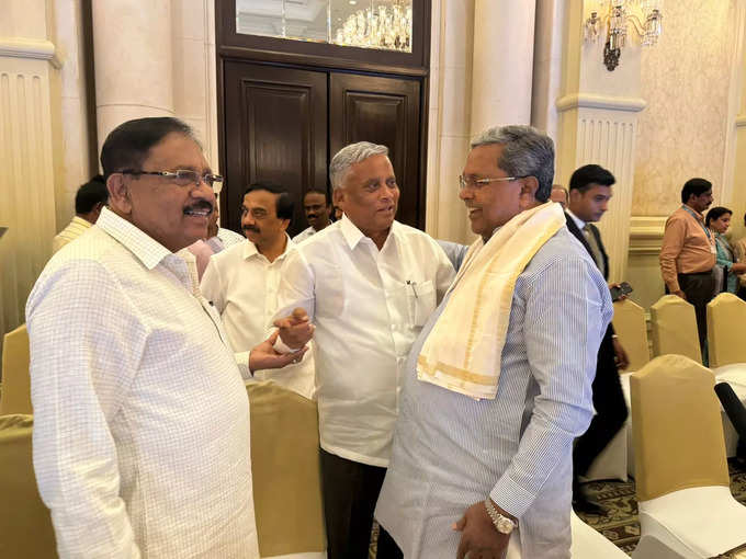 CM Meets Central Minister V Somanna