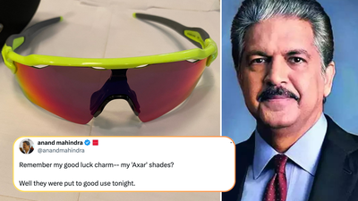 Axar Shades लगाकर मैच देखने से जीती इंडिया! इस Sunglasses से जुड़ा है महिंद्रा का पुराना नाता, पोस्ट वायरल