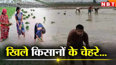 बिहार: आद्रा नक्षत्र में किसानों ने शुरू की धान की रोपनी, दो दिन की बारिश से खेतों में भरा पानी