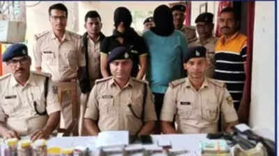 बिहार: पटना में अपराध की साजिश रच रहे दो गिरफ्तार, हथियार बरामद