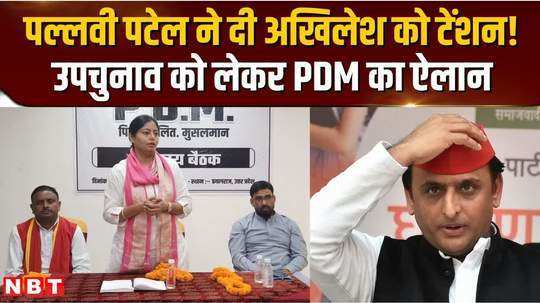 pallavi patel increases tension between sp bjp regarding up by elections