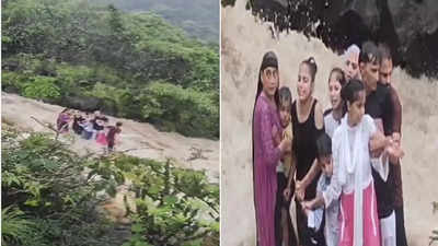 Pune Bhushi Dam : लग्नासाठी आग्य्राहून आले, पावसात भुशी डॅमचा मोह, वाहून गेलेल्या कुटुंबाचे शेवटचे क्षण कॅमेऱ्यात