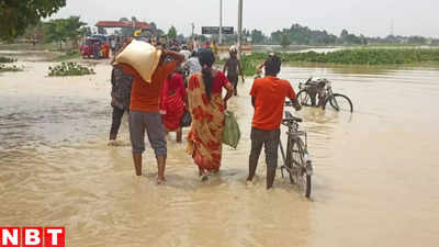 बिहार में बारिश से नदियां उफान पर, कई इलाकों में मंडरा रहा बाढ़ का खतरा