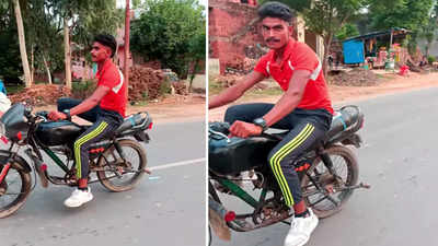 Desi Jugaad से बना दी बिना पेट्रोल से चलने वाली बाइक, लोग बोले- ये तकनीक देश से बाहर नहीं जानी चाहिए!