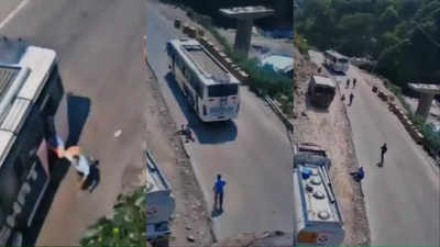 अमरनाथ यात्रियों की बस का ब्रेक जब हुआ फेल, कूदने लगे श्रद्धालु, देखें कैसे आर्मी ने रोक दी बड़ी घटना