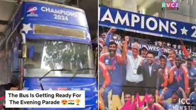 टीम इंडिया मुंबईत करणार विजयाचा जल्लोष, पाहा विक्ट्री परेडसाठी कशी सजवली जातेय बस