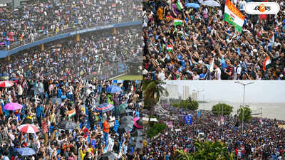 Indian Cricket Team Victory Parade : বৃষ্টি মাথায় মেরিন ড্রাইভে জন সুনামি, রত্ন-বরণে পথে মুম্বই