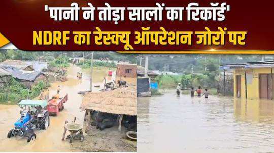 flood in kushinagar breaks years record ndrf sdrf team rescues 60 people