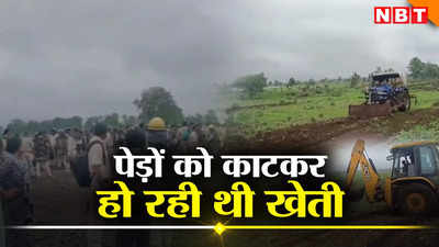 Khandwa News: 400 जवान, दर्जनों अफसर... 7,000 एकड़ जमीन पर लगी फसल को बुलडोजर और ट्रैक्टर से रौंदा
