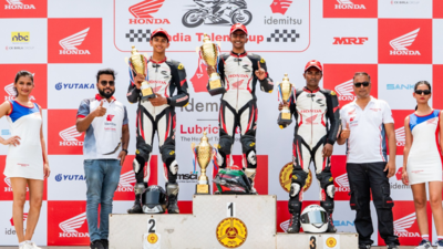 Honda India Talent Cup 2024 के दूसरे राउंड में मोहसीन का जलवा, रेसिंग ट्रैक पर NSF250R से दिखाया जादू