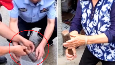 महिला जिसे 20 साल से हथौड़े की तरह कर रही थी इस्तेमाल, वो ऐसी चीज निकली की पुलिस घर पहुंच गई