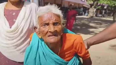 விக்கிரவாண்டி இடைத்தேர்தல்: நடந்து சென்று வாக்களித்த 102 வயது மூதாட்டி!