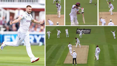 गजब बॉलर है...! दुनिया को मिल गया नया जेम्स एंडरसन, एक ही ओवर में 3 विकेट झटककर दिन में दिखा दिए तारे!