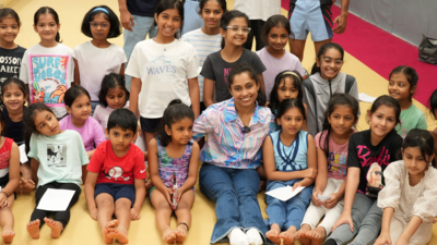 रियो ओलिंपिक की स्टार दीपा करमाकर ने बच्चों को सीखाए गुर, बोलीं- ये भविष्य के सितारे भारत को चमकाएंगे