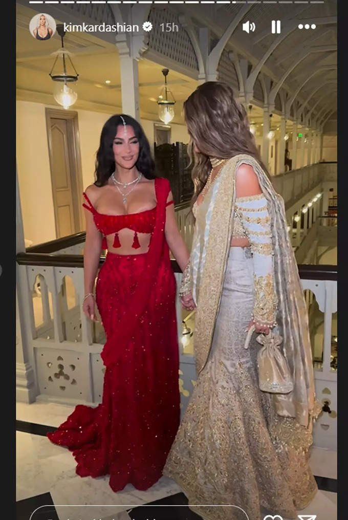 Kim Kardashian turns mermaid for Anant-Radhika wedding