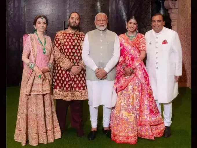 Modi at Anant Wedding