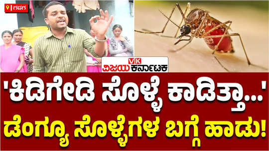 gadag dengue fever awareness program by health workers songs about mosquito bites and precautions