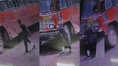 Pune ST Bus crushed youth : पायाला लागल्याने एसटीजवळ थांबला, चालकाने बस सुरु केली, पुण्यातील डेपोत तरुणाचा चिरडून अंत