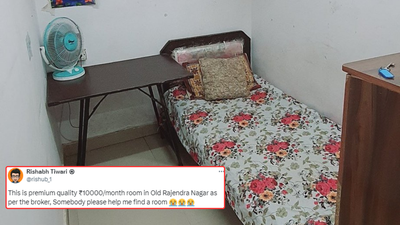 UPSC एस्पिरेंट ओल्ड राजेंद्र नगर में ढूंढ रहा था कमरा, ब्रोकर ने ऐसा ‘प्रीमियम रूम’ दिखाया कि वायरल हो गई फोटो