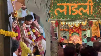 मथुरा के राधा रानी मंदिर में विवाह का व‍िडियो वायरल, भक्‍त हुए नाराज तो मंदिर समिति ने रुकवाईं रस्‍में, दी हिदायत
